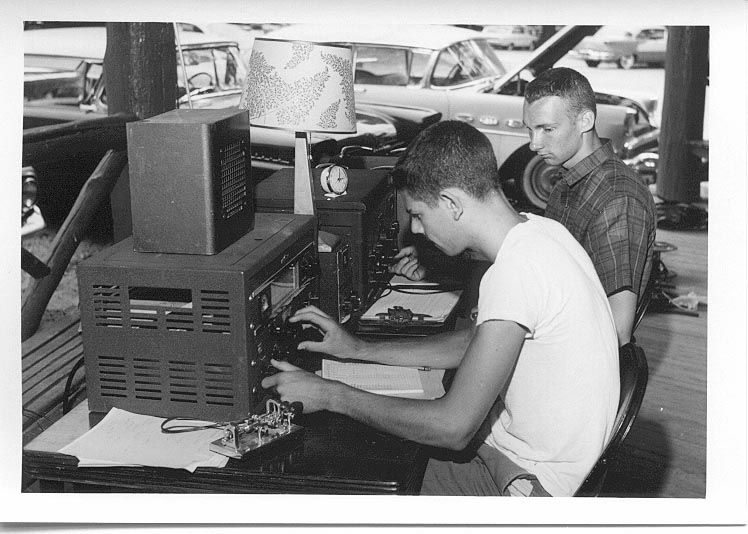 Quent and Clint
        operating field day